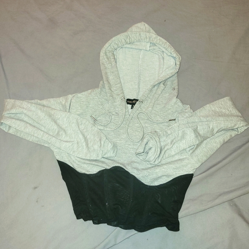 Grey corset shirt